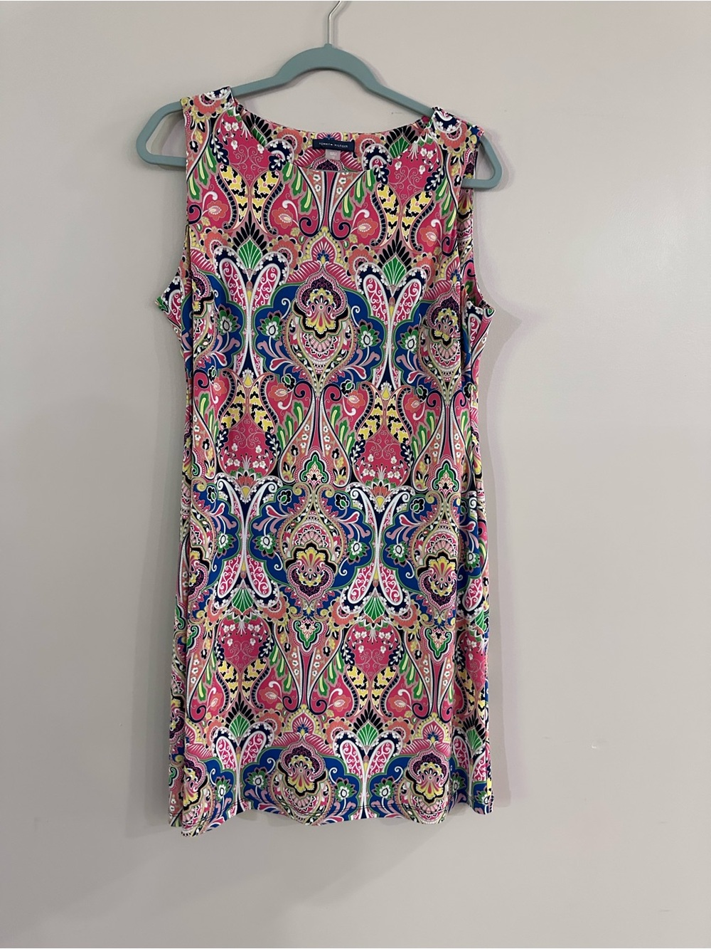 Tommy Hilfiger Pink Multi Paisley Shift Dress